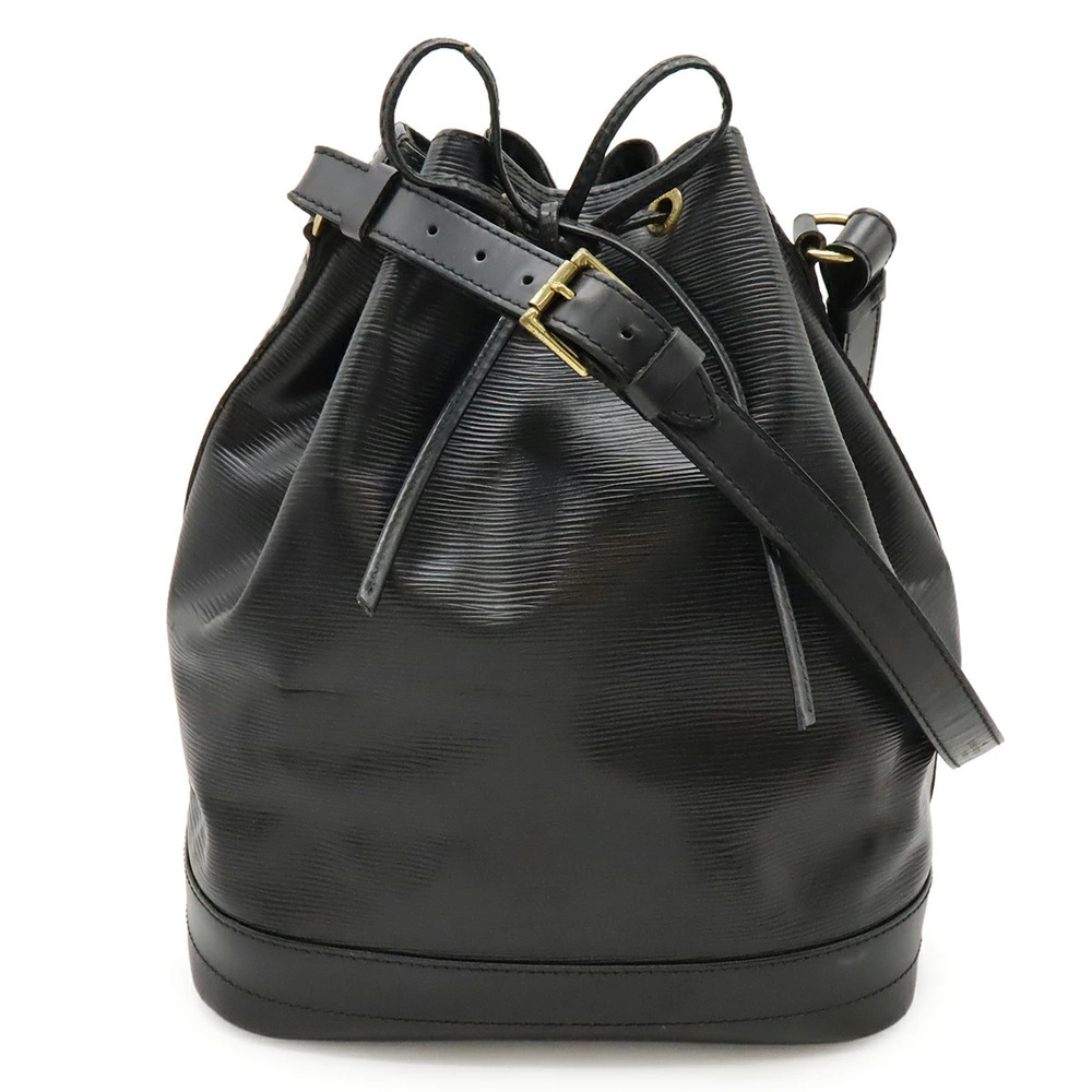 LOUIS VUITTON Epi Noe Shoulder Bag Hobo Semi Shoulder Drawstring Noir Black